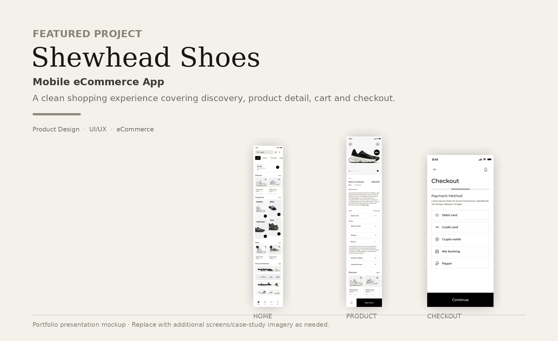 Shewhead Shoes project overview